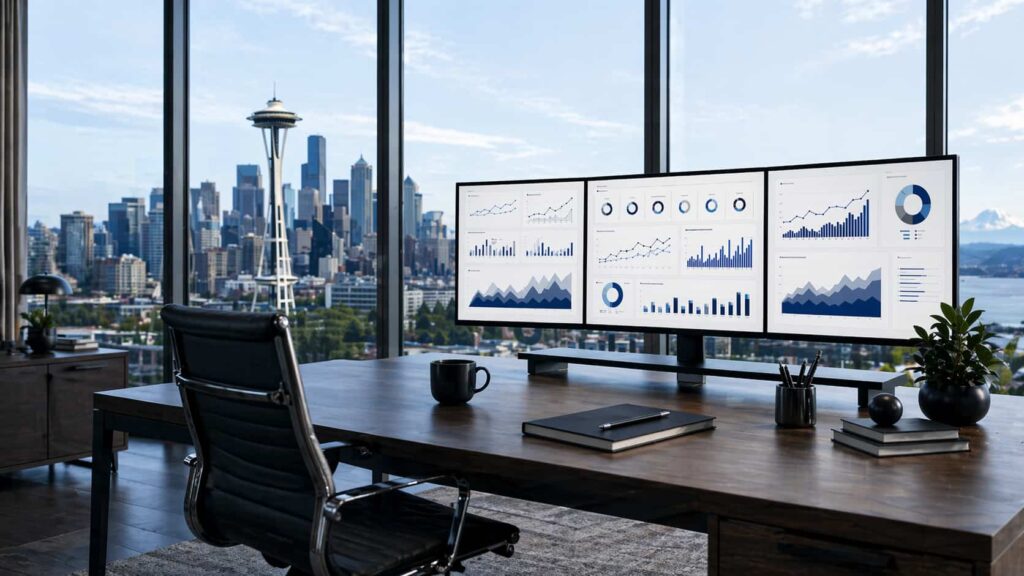 Seattle-Based Marketing Agency KPI Dashboard Case Study